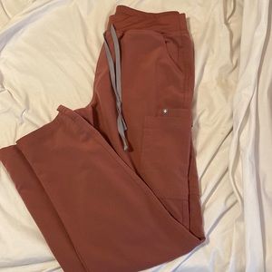 Figs mauve yola pants TALL large